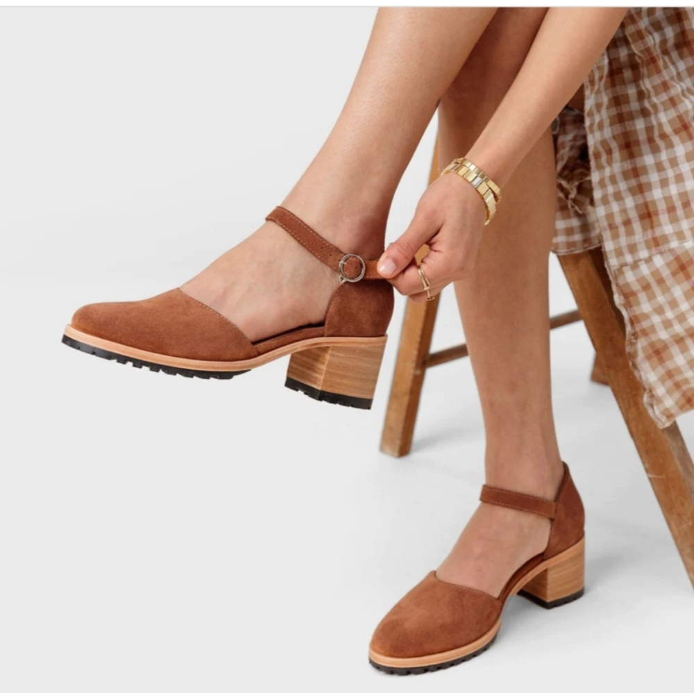 Patina (Portland Leather) Heeled Mary Jane